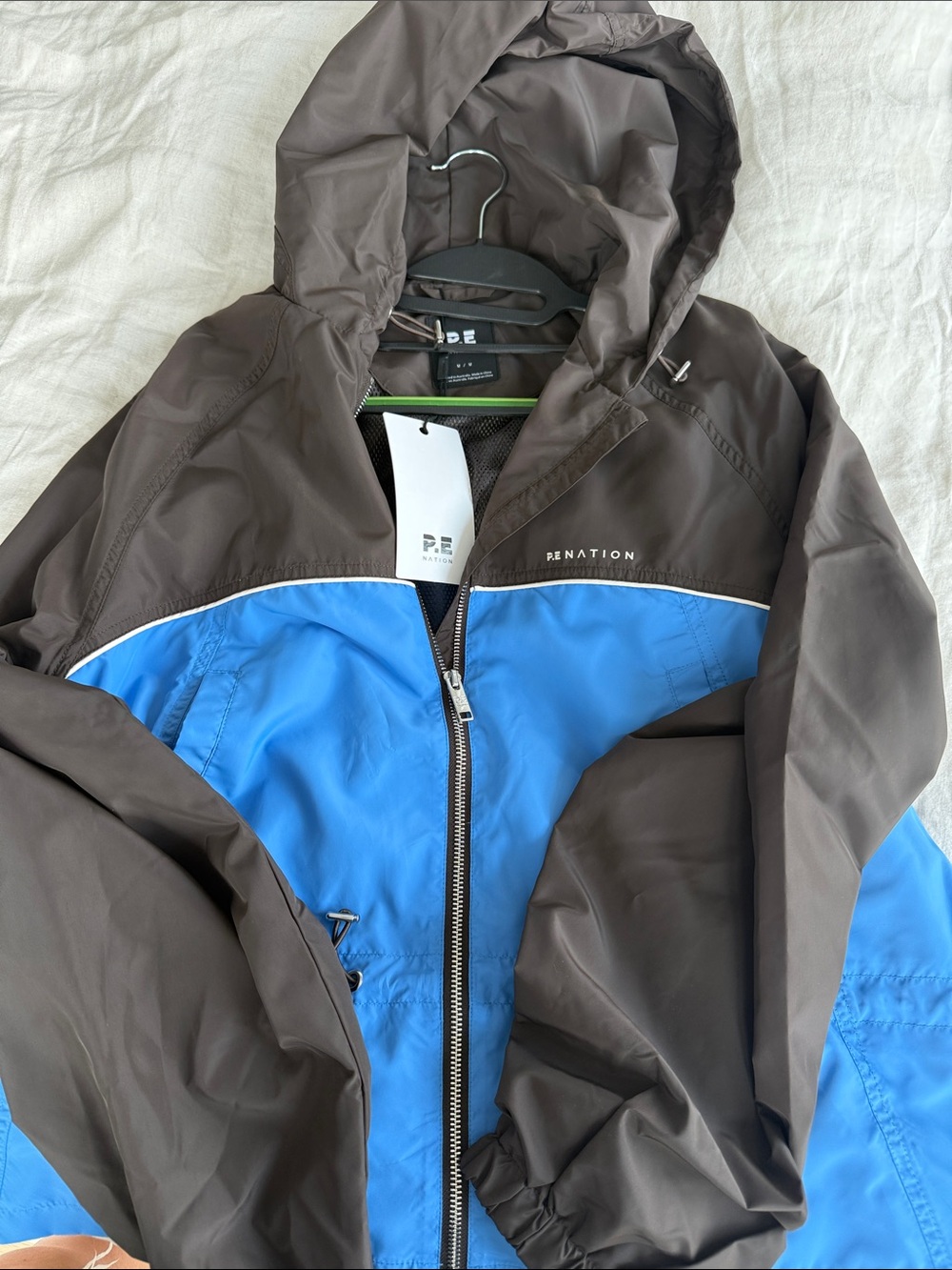 P.E Nation Blue and Brown Alignment Jacket